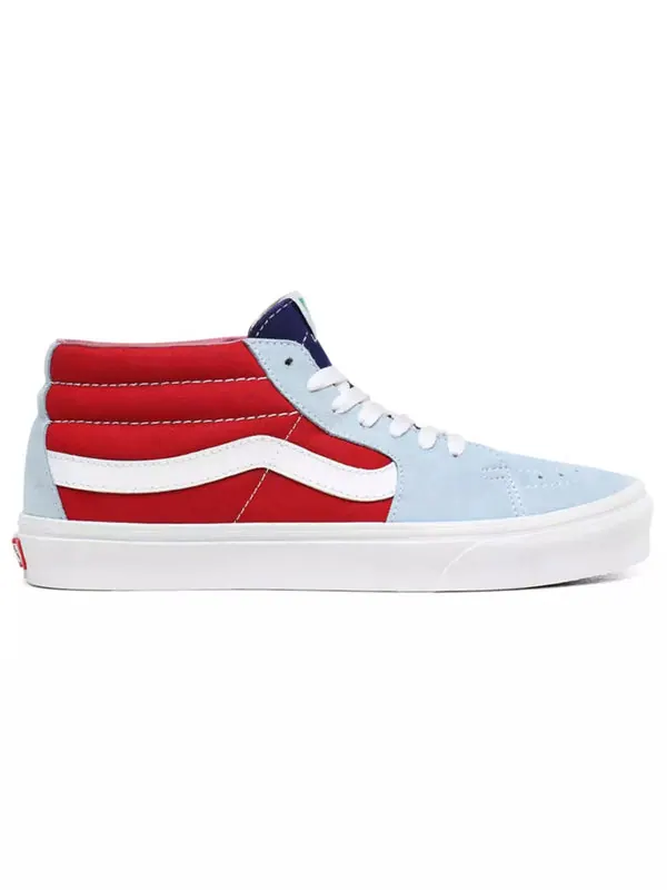 Кроссовки sunshine sk8-mid blueredyellow Vans — изображение 2 из 4, мульти