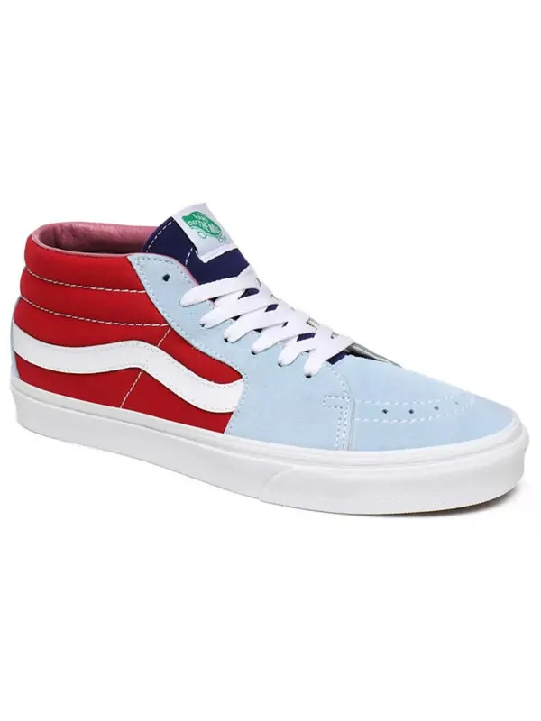 Кроссовки sunshine sk8-mid blueredyellow Vans — изображение 3 из 4, мульти