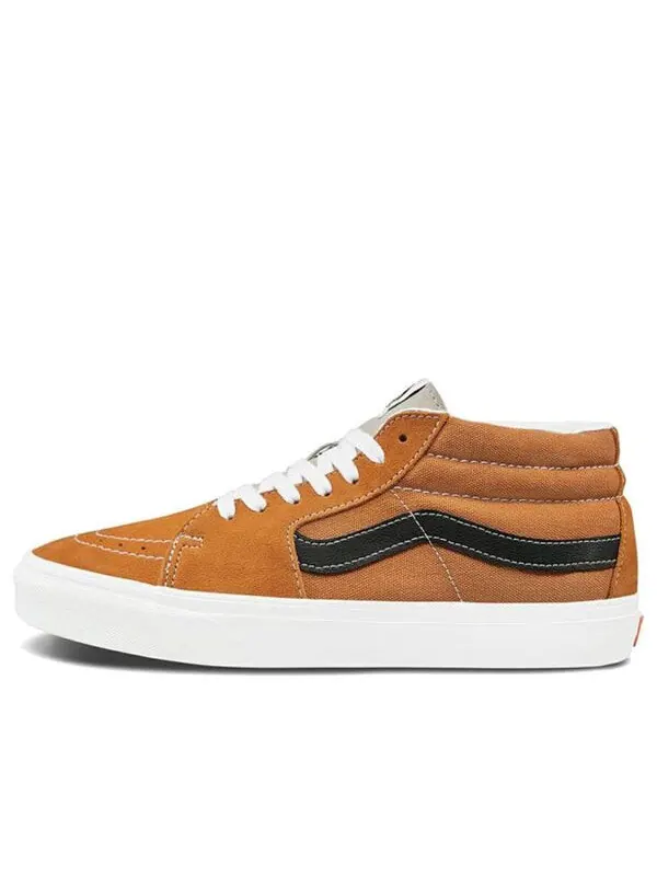Кроссовки retro sport sk8-mid shoes orange Vans — изображение 1 из 4, оранжевый