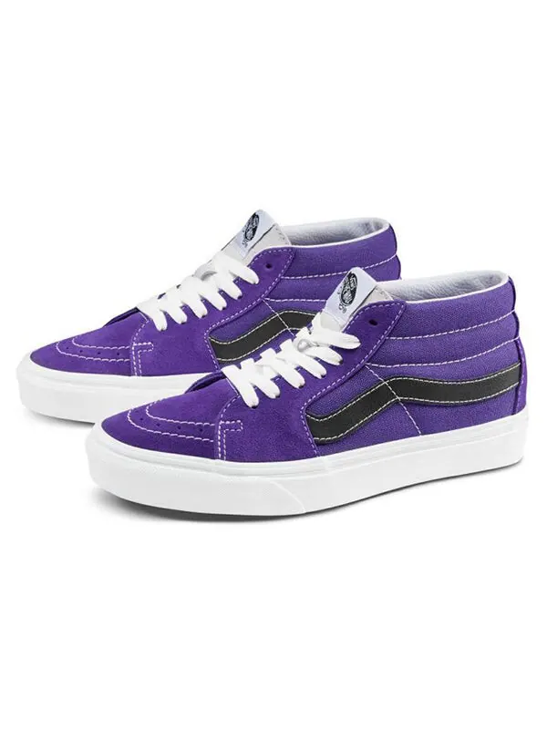 Кроссовки sk8-mid reissue 'purple' Vans — изображение 2 из 4, фиолетовый
