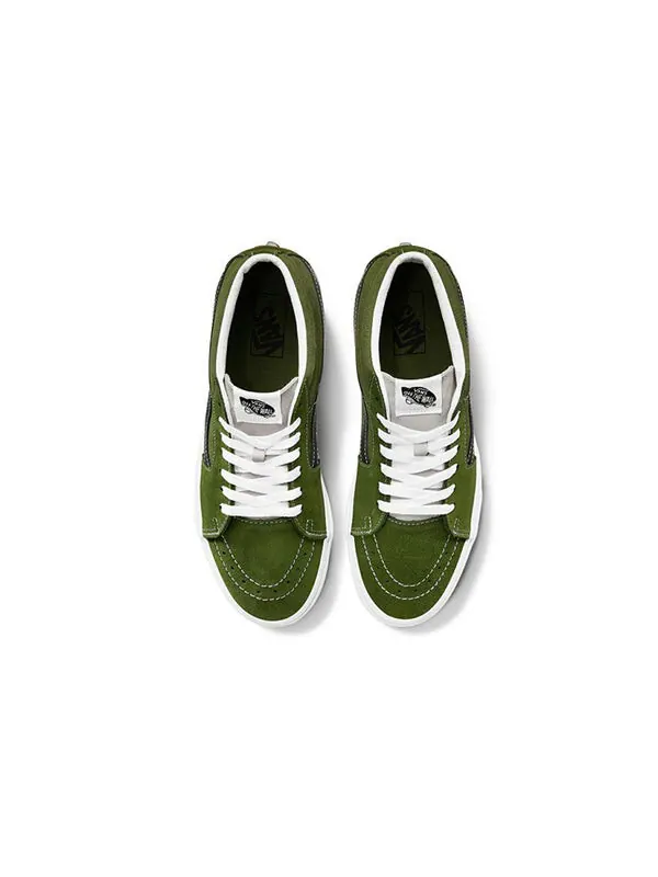 Кроссовки sk8-mid low top skate shoes dark green Vans — изображение 4 из 4, зеленый
