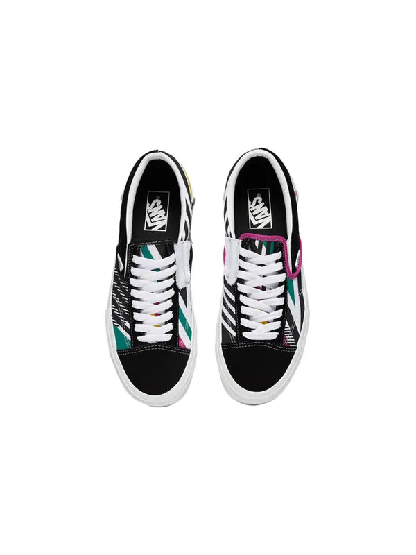 Кроссовки Vans Slip-On Cap 'Juxtapoze Pack' — изображение 3 из 4, черный