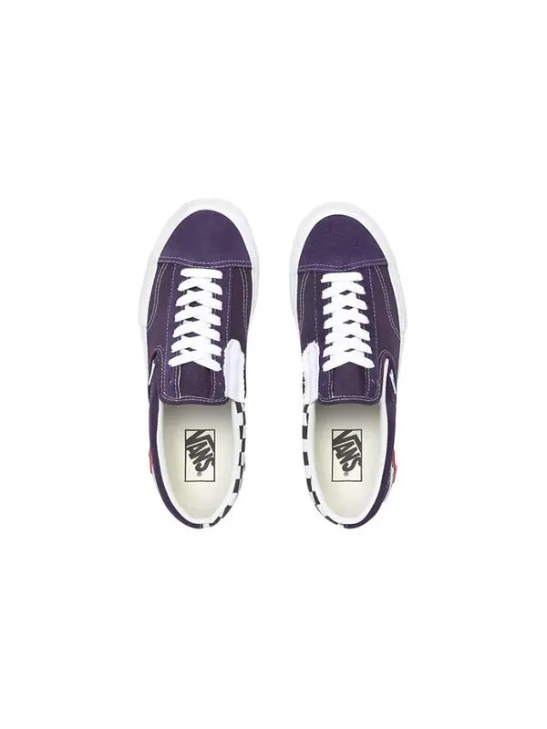 Кроссовки Vans Slip-On CAP 'Checkerboard Mysterioso' — изображение 4 из 4, фиолетовый