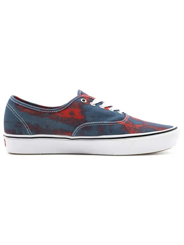 Кроссовки comfycush authentic 'in bloom' Vans — изображение 2 из 4, синий/красный