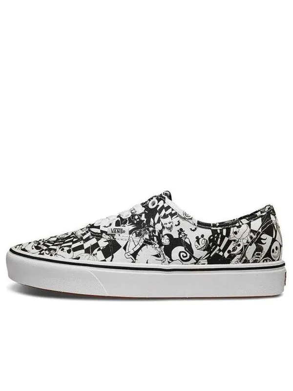 Кроссовки the nightmare before christmas x comfycush authentic 'collage' Vans — изображение 1 из 4, черный/белый