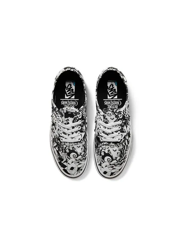 Кроссовки the nightmare before christmas x comfycush authentic 'collage' Vans — изображение 3 из 4, черный/белый