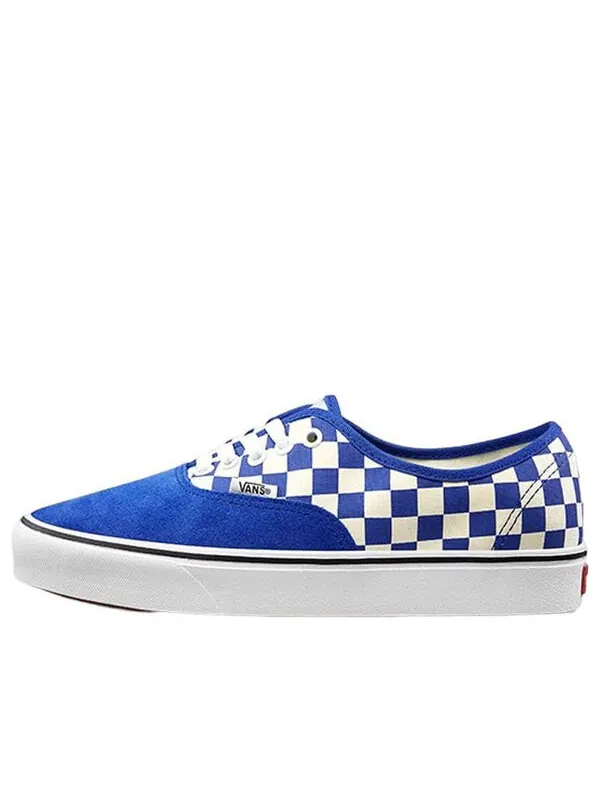 Кроссовки comfycush authentic 'checker blue' Vans — изображение 1 из 4, синий