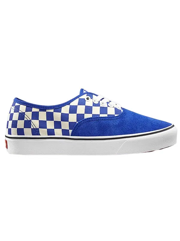 Кроссовки comfycush authentic 'checker blue' Vans — изображение 2 из 4, синий