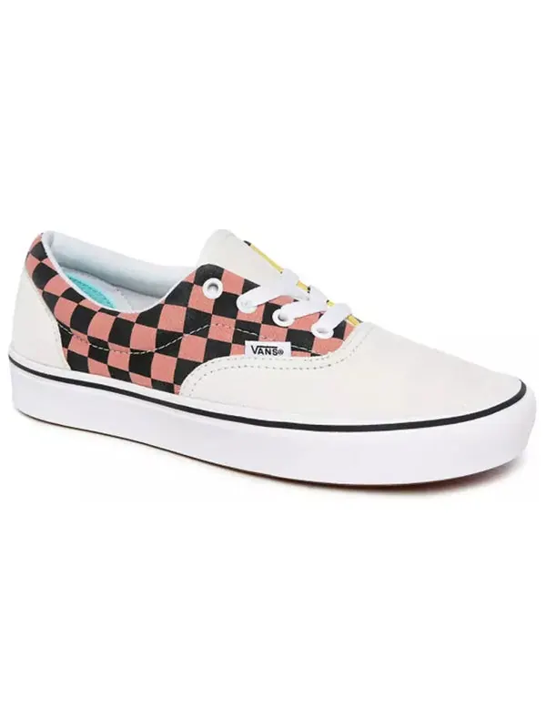 Кроссовки comfycush era 'mixed media - white multi' Vans — изображение 3 из 4, розовый/черный/желтый