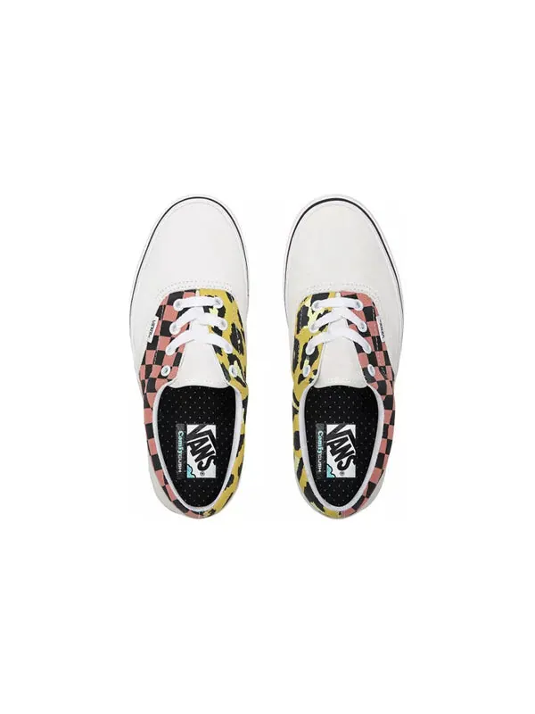 Кроссовки comfycush era 'mixed media - white multi' Vans — изображение 4 из 4, розовый/черный/желтый