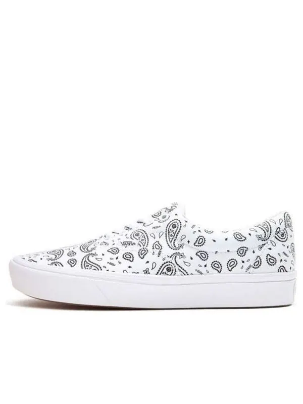 Кроссовки comfycush era 'paisley - white' Vans — изображение 1 из 4, черный/белый