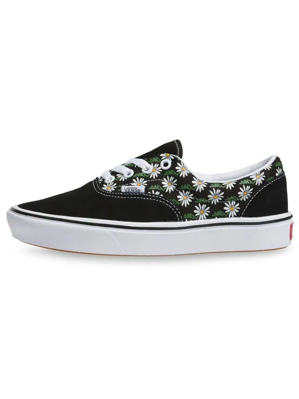 Кроссовки comfycush era 'scribble flower - daisy black' Vans — изображение 2 из 4, черный/белый