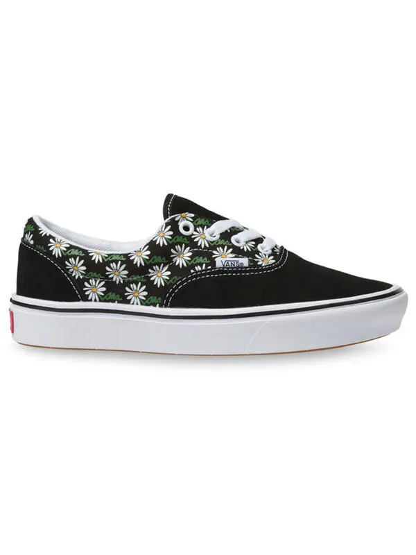 Кроссовки comfycush era 'scribble flower - daisy black' Vans — изображение 3 из 4, черный/белый