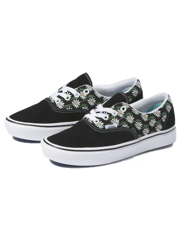 Кроссовки comfycush era 'scribble flower - daisy black' Vans — изображение 4 из 4, черный/белый