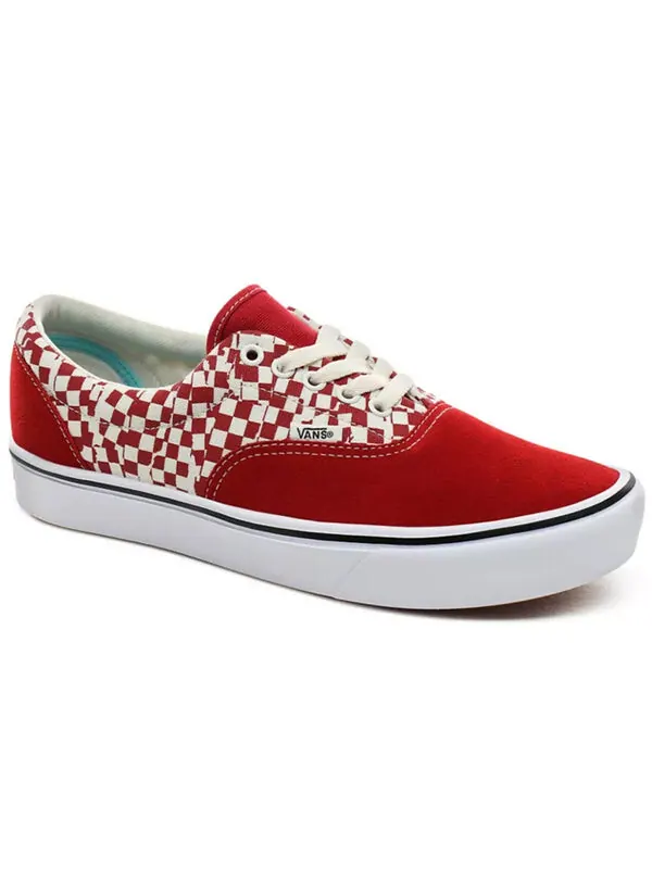 Кроссовки era comfycush 'tear check' Vans — изображение 3 из 4, красный/белый