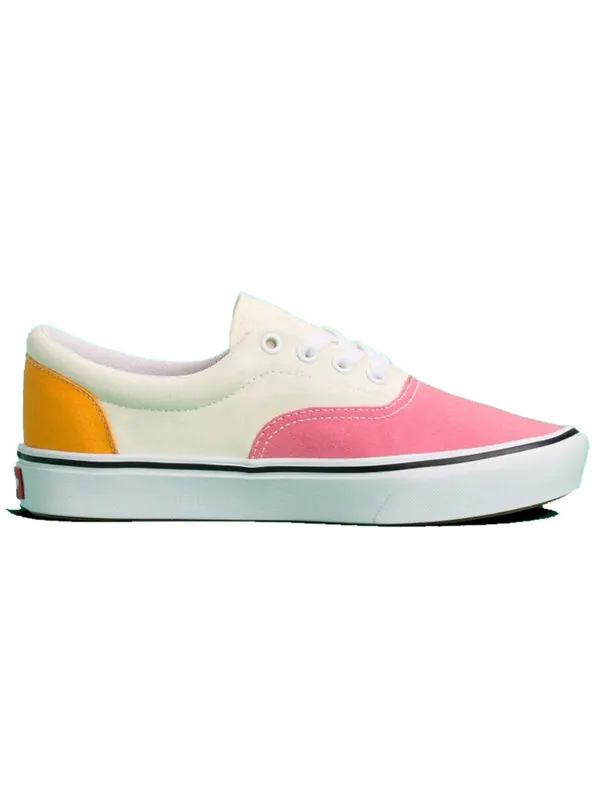 Кроссовки ua comfycush era (canvas) 'pink white yellow' Vans — изображение 3 из 4, розовый/белый/желтый