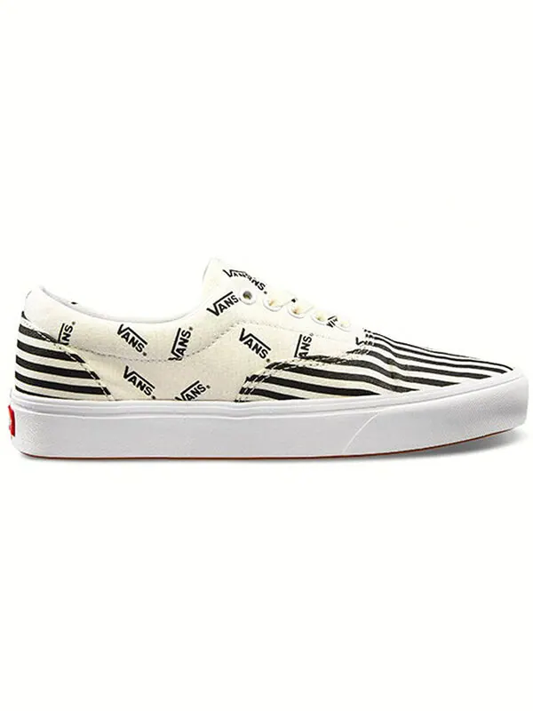 Кроссовки comfycush era 'all over logo - marshmallow' Vans — изображение 2 из 4, черный
