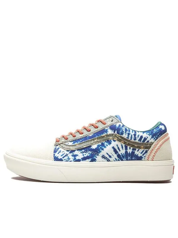 Кроссовки comfycush old skool tie-dye 'blue white' Vans — изображение 1 из 4, синий/белый