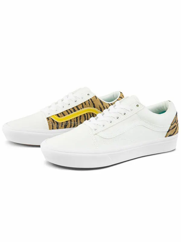 Кроссовки comfycush old skool 'le tigre' Vans — изображение 2 из 4, белый
