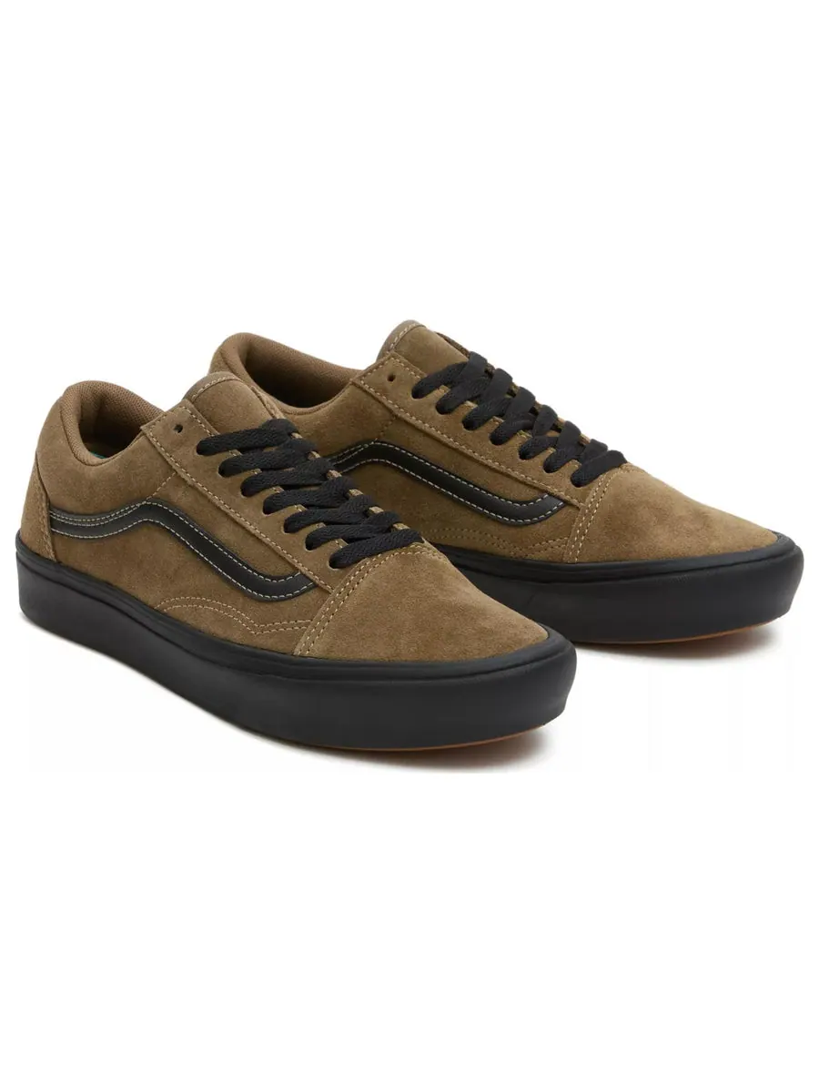 Кроссовки Vans Old Skool Comfycush Suede 'Brown' — изображение 3 из 4, коричневый