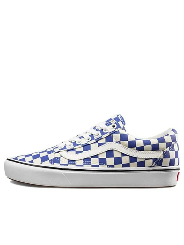 Кроссовки old skool comfycush 'checker - lapis blue' Vans — изображение 1 из 4, синий/белый