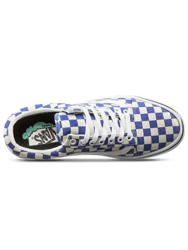 Кроссовки old skool comfycush 'checker - lapis blue' Vans — изображение 4 из 4, синий/белый