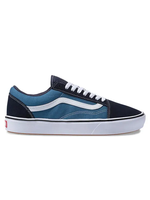 Кроссовки old skool comfycush 'navy' Vans — изображение 2 из 4, синий
