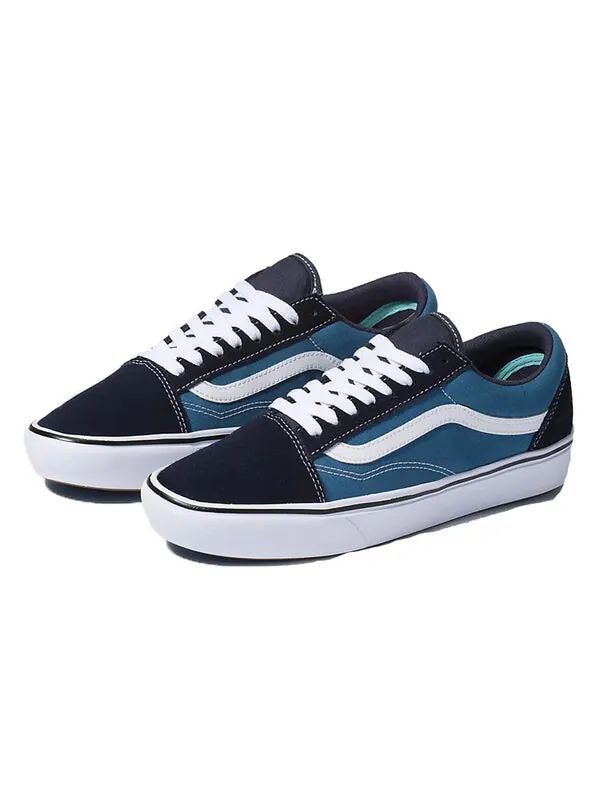 Кроссовки old skool comfycush 'navy' Vans — изображение 3 из 4, синий