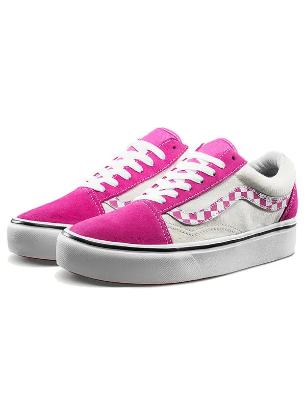 Кроссовки comfycush old skool 'sidestripe carmine rose' Vans — изображение 3 из 4, фиолетовый/белый