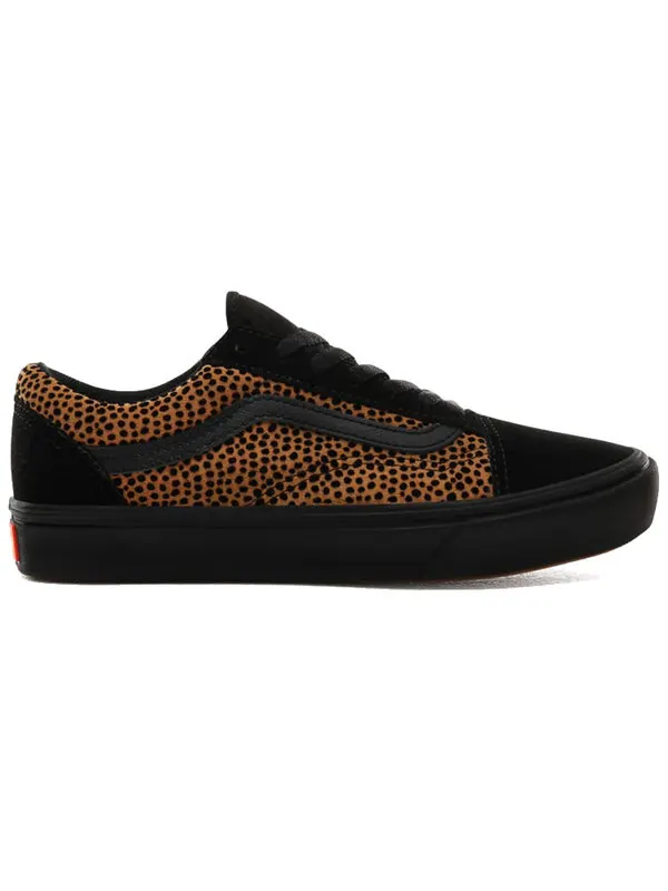 Кроссовки old skool comfycush 'tiny cheetah' Vans — изображение 2 из 4, черный