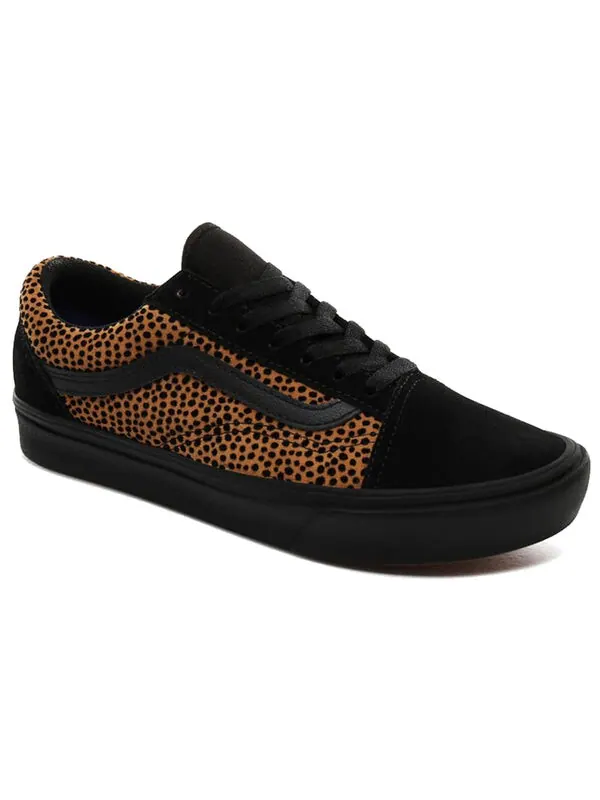 Кроссовки old skool comfycush 'tiny cheetah' Vans — изображение 3 из 4, черный