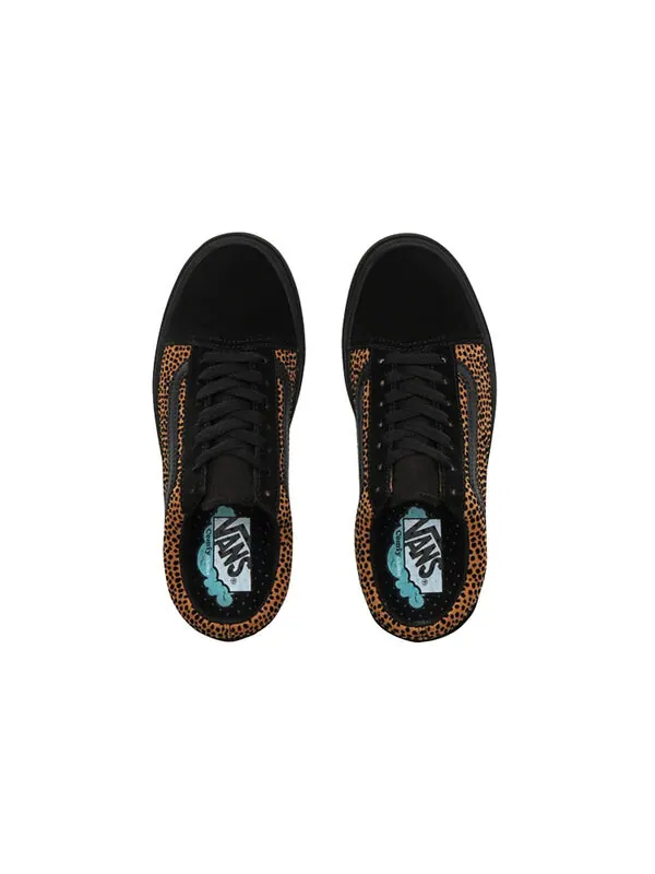 Кроссовки old skool comfycush 'tiny cheetah' Vans — изображение 4 из 4, черный
