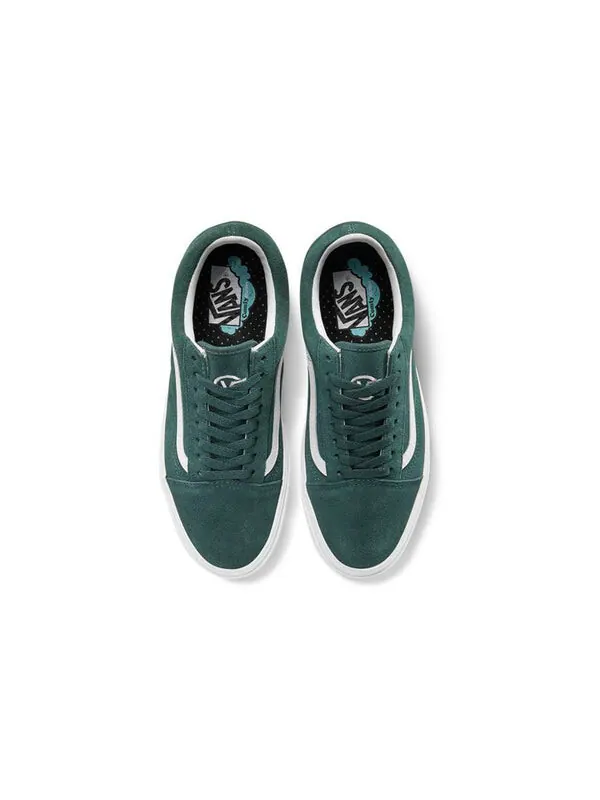 Кроссовки comfycush old skool 'green white' Vans — изображение 3 из 4, зеленый/белый