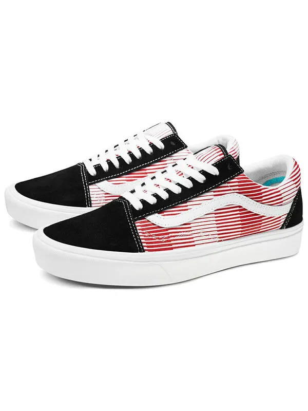 Кроссовки comfycush old skool 'black white red' Vans — изображение 2 из 4, черный/белый/красный