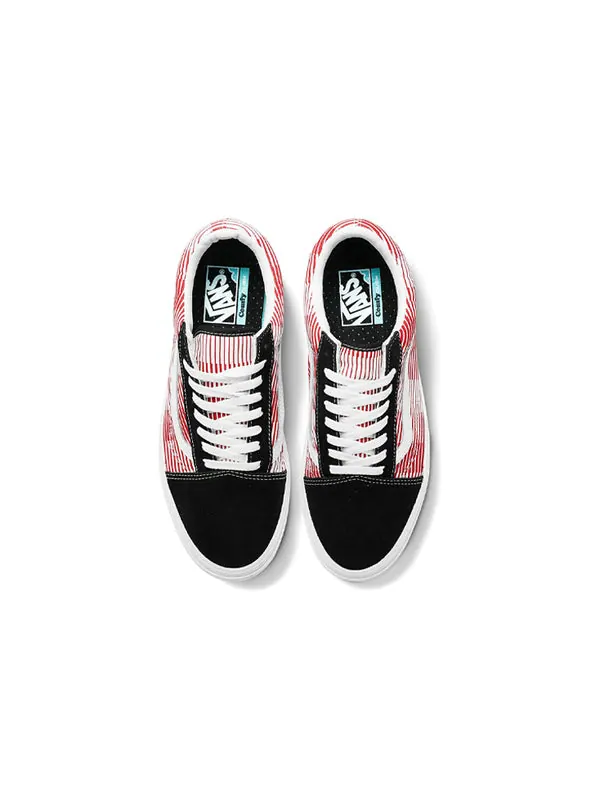 Кроссовки comfycush old skool 'black white red' Vans — изображение 3 из 4, черный/белый/красный