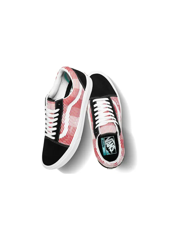 Кроссовки comfycush old skool 'black white red' Vans — изображение 4 из 4, черный/белый/красный
