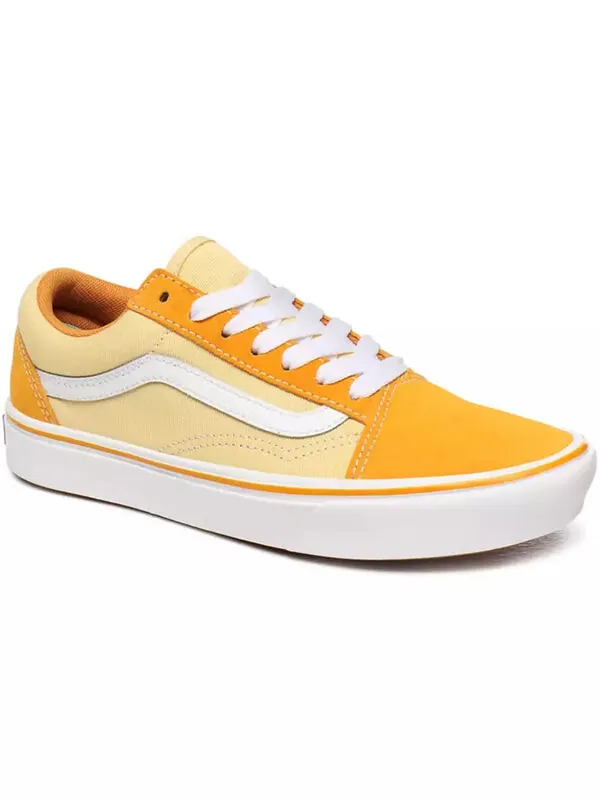 Кроссовки suede and textile comfycush old skool yellow Vans — изображение 3 из 4, желтый