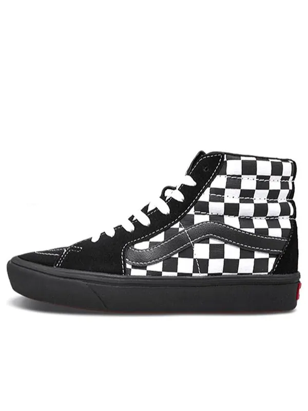 Кроссовки sk8-hi comfycush 'mixed media - black checker' Vans — изображение 1 из 4, черный