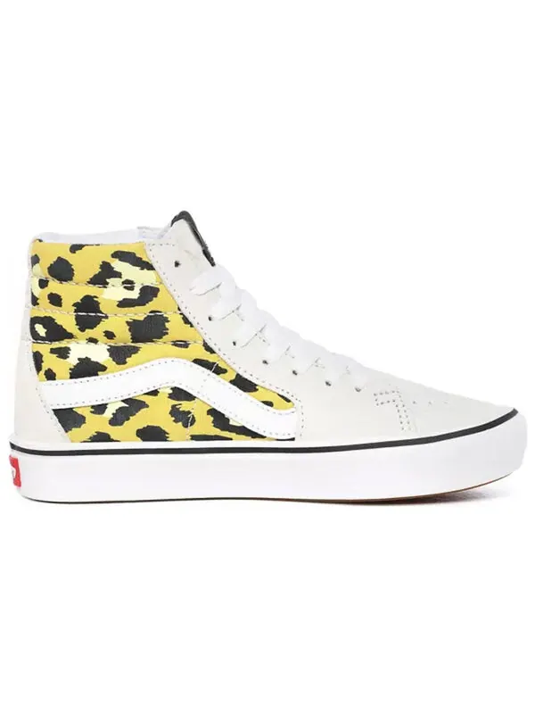 Кроссовки mixed media comfycush sk8-hi mixed media white/pink Vans — изображение 2 из 4, розовый/черный/желтый