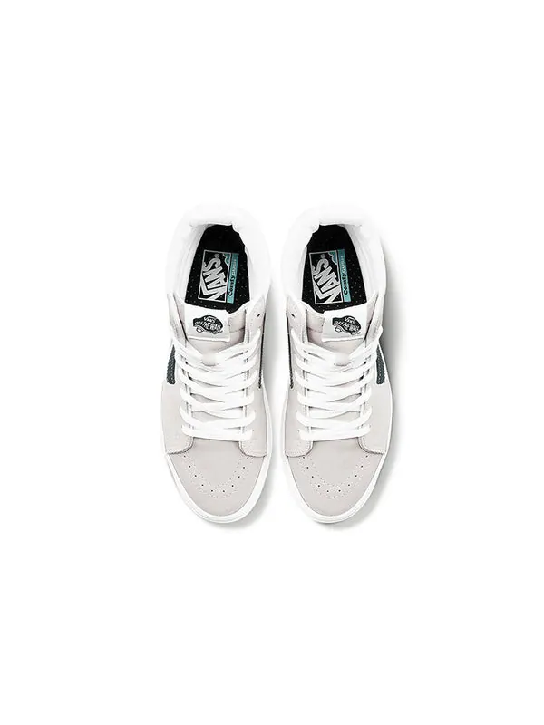 Кроссовки comfycush sk8-hi grey/green Vans — изображение 3 из 4, серый/зеленый