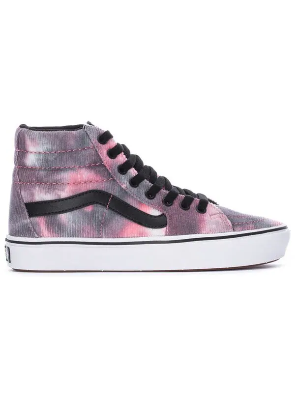 Кроссовки comfycush sk8-hi grey/pink Vans — изображение 2 из 4, серый/розовый