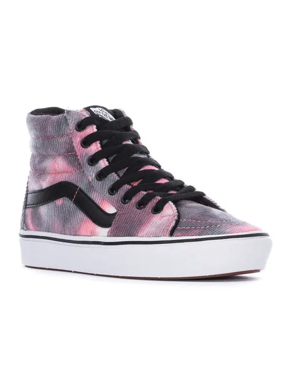 Кроссовки comfycush sk8-hi grey/pink Vans — изображение 3 из 4, серый/розовый