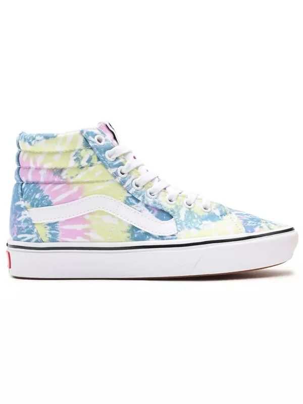 Кроссовки tie-dye comfycush sk8-hi multi-color Vans — изображение 2 из 4, мульти