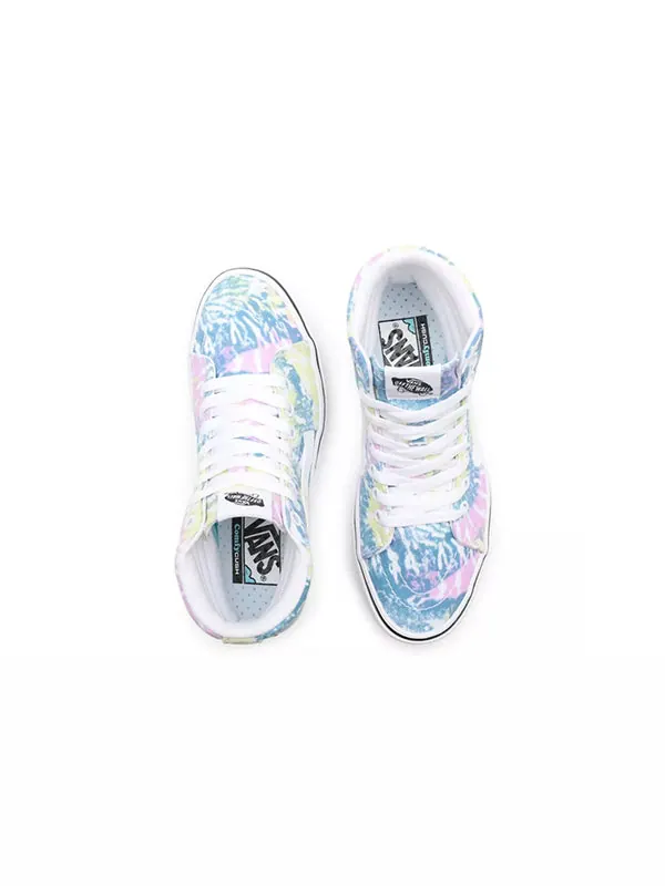 Кроссовки tie-dye comfycush sk8-hi multi-color Vans — изображение 4 из 4, мульти