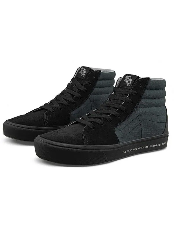 Кроссовки neighborhood x sk8-hi black Vans — изображение 2 из 4, черный