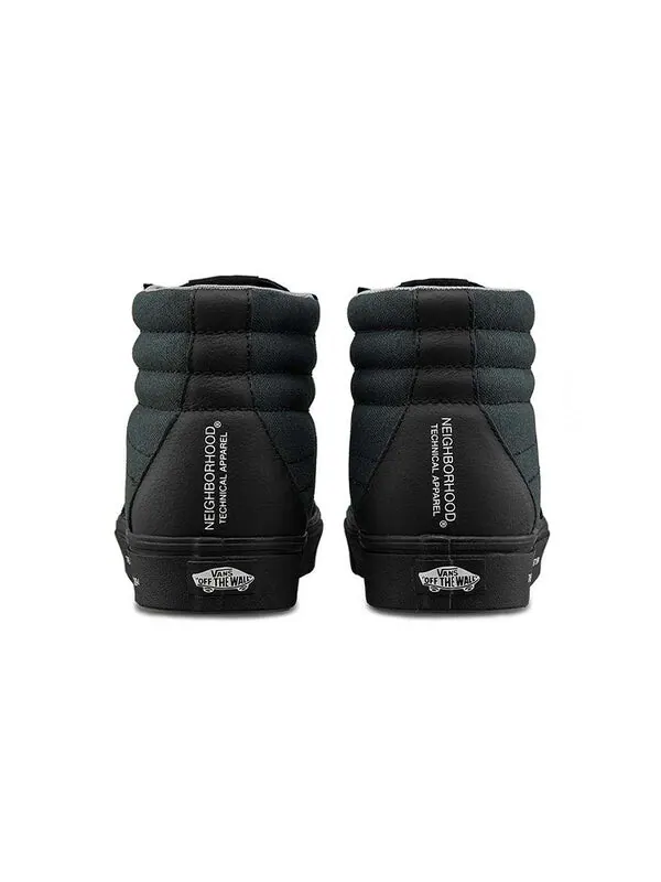 Кроссовки neighborhood x sk8-hi black Vans — изображение 4 из 4, черный