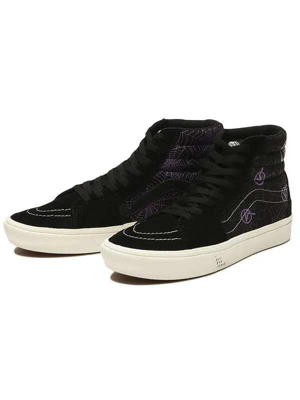 Кроссовки sk8-hi comfycush spider black purple Vans — изображение 3 из 4, черный/фиолетовый