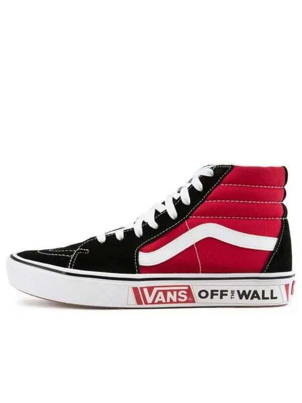 Кроссовки comfycush sk8-hi black/red Vans — изображение 1 из 4, черный/красный
