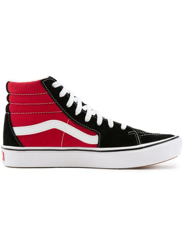 Кроссовки comfycush sk8-hi black/red Vans — изображение 2 из 4, черный/красный