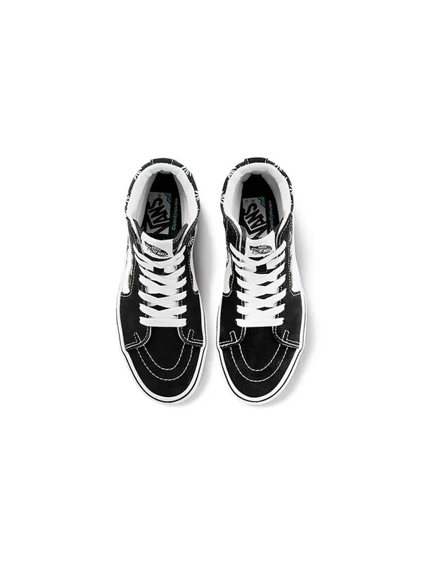 Кроссовки comfycush sk8-hi black/white Vans — изображение 3 из 4, черный